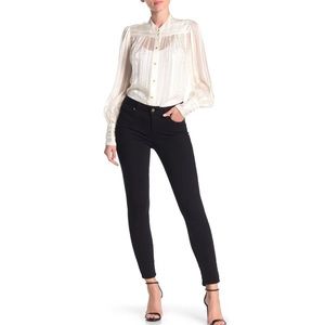 PAIGE Verdugo Black Velvet Ankle Jeans